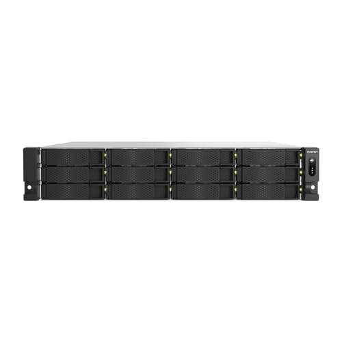 Qnap Ts-H1277Axu-Rp-R7-32G | Sata Da 12 Bay 3,5"/2,5", Cpu Ryzen Pro, 2 X 2,5 Gbe + 2 X 10 Gbe Base-T, Ridondante Potenza Montaggio Su Rack (2U)