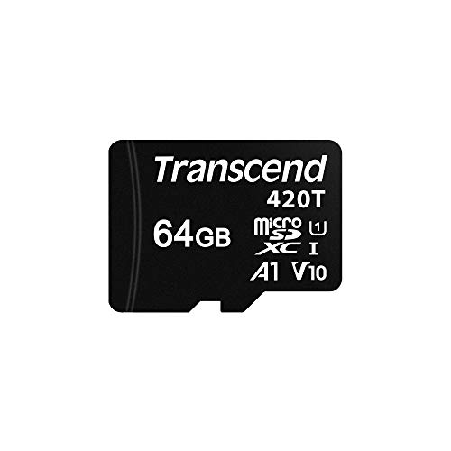 Transcend Ts64Gusd420T - Scheda Microsd Da 64 Gb, Classe 10 Uhs-I
