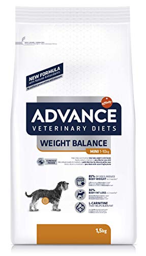 Advance Veterinary Diets - Weight Balance Mini - Cibo Per Cani Con Problemi Di Sovrappeso - 1,5Kg