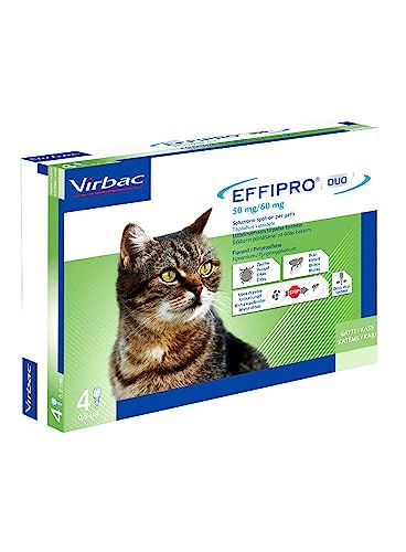 Virbac 104836022 Effipro'Duo Gatto 4Pip