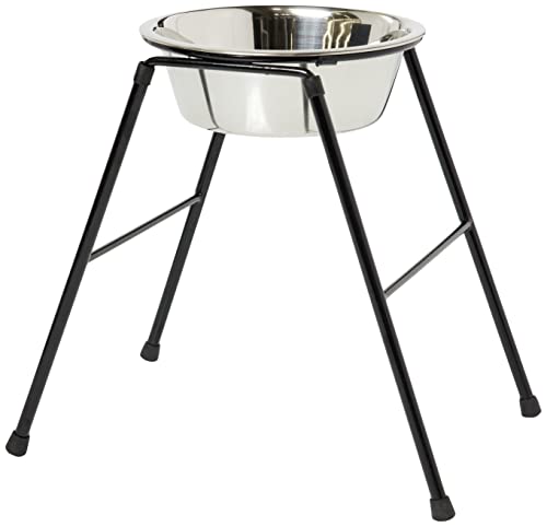 Caldex Singolo Alimentatore Stand Con Ciotola, 370 Mm / 2500 Ml