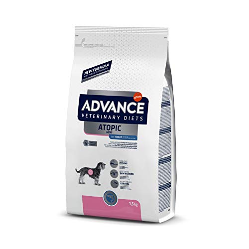 Advance Veterinary Diets - Atopic Mini - Cibo Per Cani Con Problemi Di Dermatite Atopica Con Trota - 1,5Kg