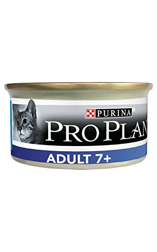 Pro Plan Gatto Adult +7 Mousse Latt.Tonno Gr.85