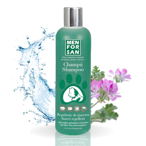 Shampooing Men For San Répulsif D'Insectes Chat Herbes (300 Ml)