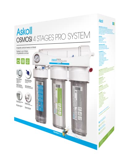 Askoll 001740 Impianto Osmosi Inversa 4 Stadi Pro Sistem Per Acquari
