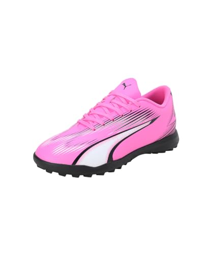 Puma Unisex Youth Ultra Play Tt Jr Soccer Shoes, Poison Pink-Puma White-Puma Black, 30 Eu