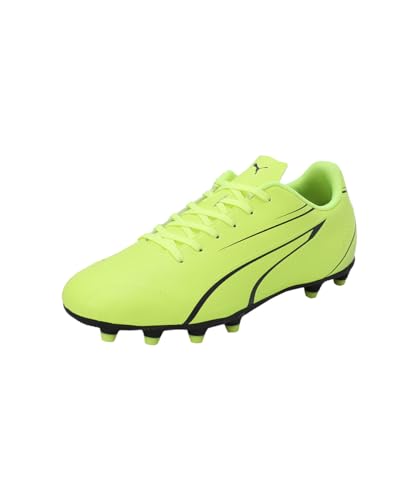 Puma Men Vitoria Fg/Ag Soccer Shoes, Electric Lime-Puma Black, 42.5 Eu