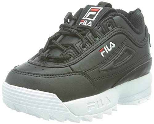 Fila Disruptor Kids, Scarpe Da Ginnastica Unisex - Bambini E Ragazzi, Nero (Black), 30 Eu