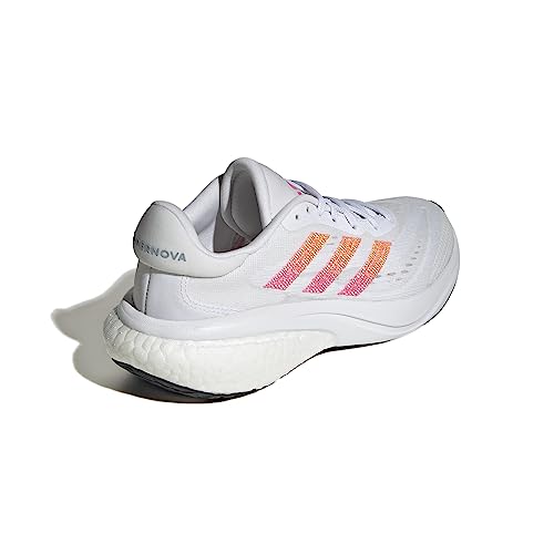 Adidas Supernova 3 Running Boost Shoes Kids, Scarpe Da Corsa Unisex - Bambini E Ragazzi, Ftwr White Lucid Pink Wonder Blue, 38 Eu