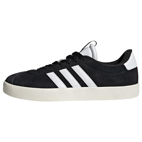 Adidas Vl Court, Scarpe Da Ginnastica Donna, Core Black Cloud White Gold Metallic, 38 Eu