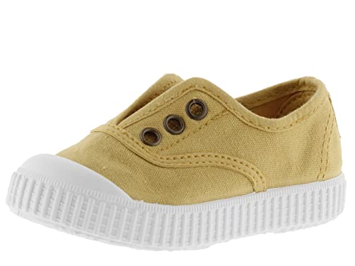 Victoria 106627-Kids Scarpe Da Ginnastica 1915 Tela Lavata Drec & Elastico Scarpe Da Ginnastica Unisex Bambino Trigo 18