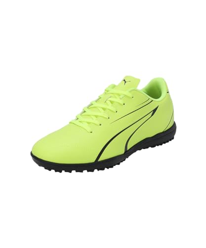 Puma Men Vitoria Tt Soccer Shoes, Electric Lime-Puma Black, 42.5 Eu