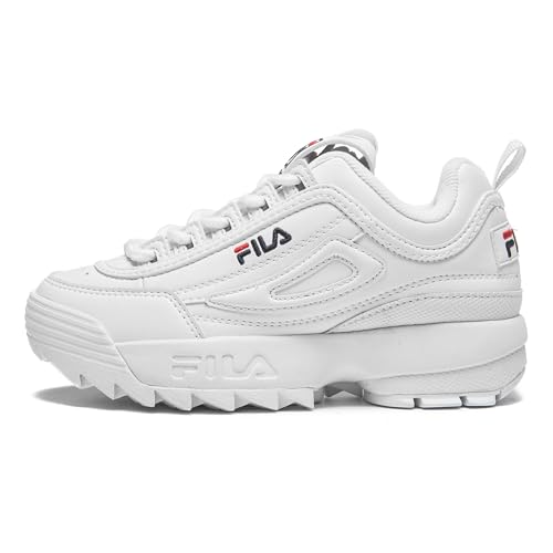 Fila Disruptor Kids, Scarpe Da Ginnastica Unisex - Bambini E Ragazzi, Bianco (White 1Fg), 39 Eu