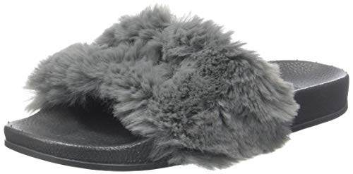 Victoria Sandalia Pala Pelo, Pantofole Donna, Grigio (Grey 12), 36 Eu