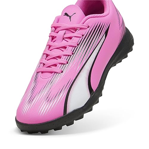 Puma Unisex Youth Ultra Play Tt Jr Soccer Shoes, Poison Pink-Puma White-Puma Black, 36 Eu