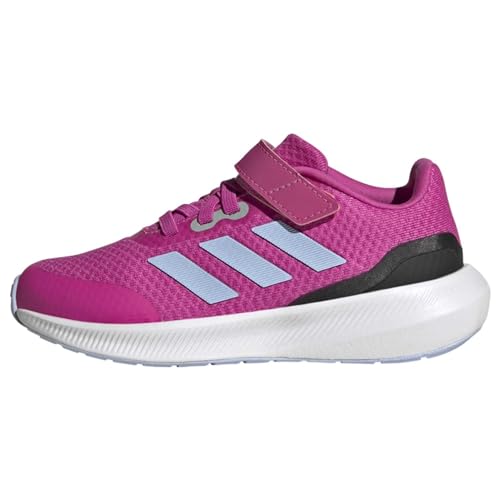 Adidas Runfalcon 3.0 Elastic Lace Top Strap, Sneakers Unisex - Bambini E Ragazzi, Lucid Fuchsia Blue Dawn Core Black, 38 2/3 Eu
