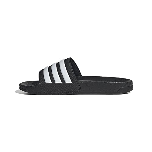 Adidas Adilette Shower Slides, Infradito Unisex-Adulto, Core Black Ftwr White Core Black, 44.5 Eu