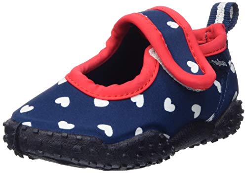 Playshoes Scarpe Aqua, Scarpe Aqua Unisex - Bambini E Ragazzi, Cuoricini, 24/25 Eu