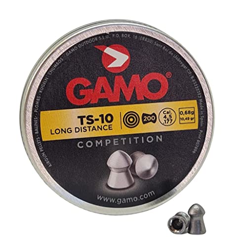 Pallini 4 5 4.5 45Mm Ts 10 Piombini Aria Compressa A Gas Co2 Per Gamo Diana