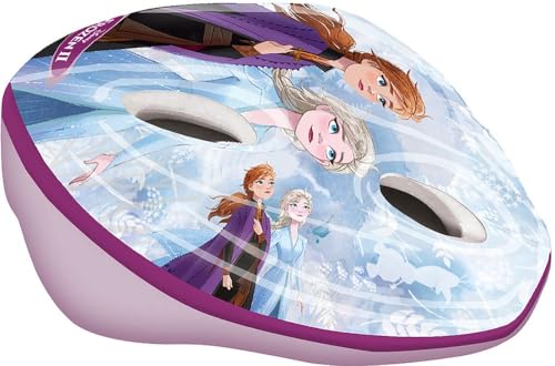 Disney Frozen Ii Casco Da Bicicletta Easy Bambino - Il Segreto Di Arendelle Frozen 2 Casco Di Protezione Per Bambini Taglia Regolabile 53-55 Cm