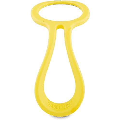 24Bottles Bottle Tie Light, Accessorio Per Bottiglia D'Acqua Unisex Adulto, Giallo (Giallo), Único