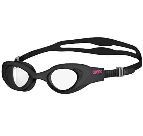 Arena The One Occhialini Nuoto Anti-Appannamento Per Donna, Occhialini Piscina Con Ampie Lenti, Protezione Uv, Ponte Nasale Autoregolante, Guarnizioni