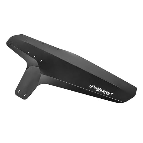 Polisport 8624600001 - Parafango Anteriore E Posteriore Universale Mud Slim 2 In 1 Per Bici Da Strada En Color Nero