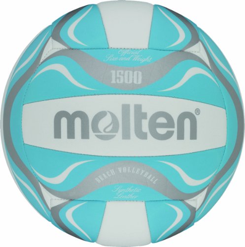 Molten, Pallone Da Beach Volley, Bianco (Weiss/Blau/Silber), Misura 5