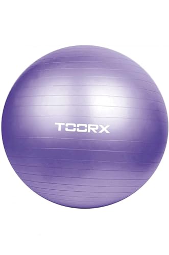 Toorx Palla Da Ginnastica Ahf-013 Unisex Adulto, Viola, Ø 75 Cm.