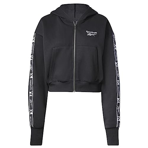 Reebok - Felpa Da Donna Con Cappuccio E Zip