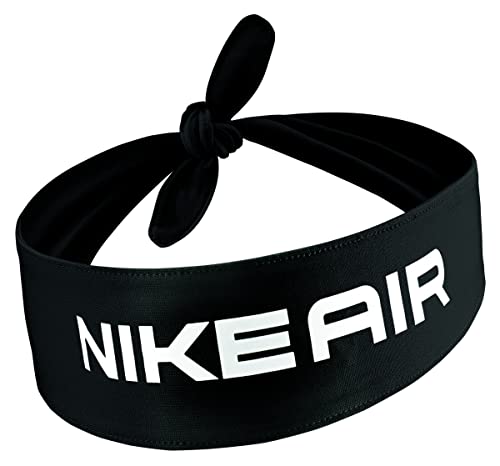 Nike Head Tie Skinny Air Graphic Fascia Tergisudore Tennis Bandana (Black/Black/White)