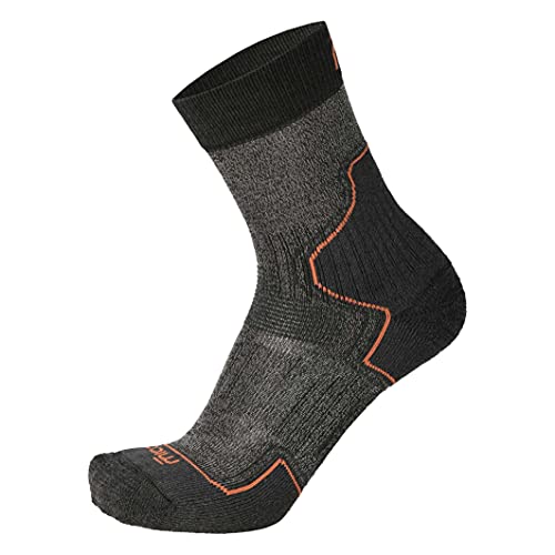 Mico - Calzetto Per Trekking Altezza Media Pesantezze Leggero - Antracite-L