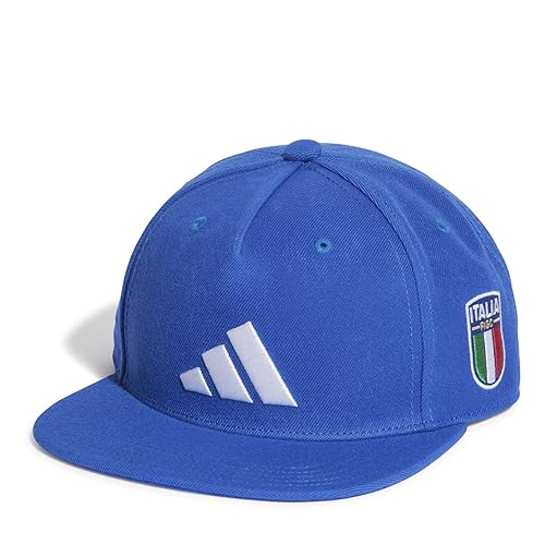 Adidas Hn5724 Figc Sb Cap Cappellino Power Blue/White Osfm