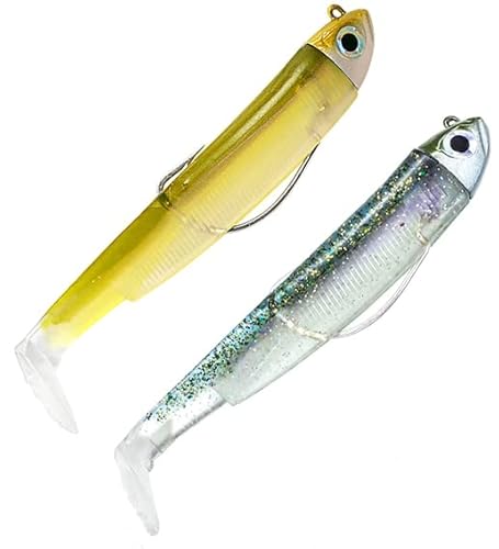 Fiiish Black Minnow Double Combo Shore No.2-9Cm - 5G - Ghost Minnow - Wakasagi - Bm3009