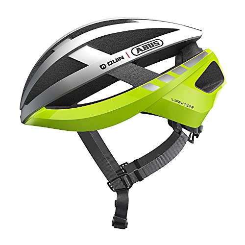 Casco Per Bici Da Corsa Abus Viantor Quin - Casco Da Bici Intelligente Con Rilevamento Delle Cadute E Sistema Di Allarme Sos - Per Uomini E Donne - Gi