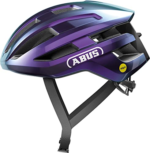 Abus, Casco Per Bici Da Corsa Abus Powerdome Mips, Casco Da Bici Leggero Con Sistema Di Ventilazione Avanzato E Protezione Contro Gli Impatti, Made In