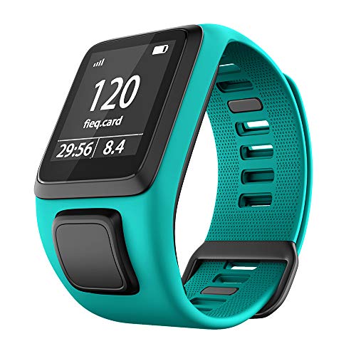 Rongyooo Cinturino Compatibile Per Tomtom Runner 2 3,Tomtom Spark 3,Golfer 2 Regolabile Di Ricambio Bracciale(Verde).