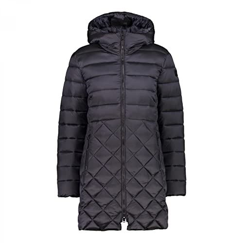 Cmp Nylon Long Parka Hooded, Woman, Titanio, 42