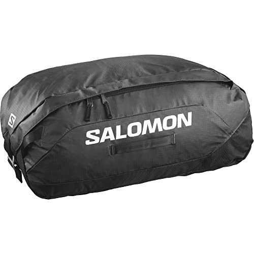 Salomon Duffel 45 Borsa Borsone Da Viaggio Palestra Unisexo 45 L, Accesso Facile, Design Pratico, Materiali Durevoli, Nero