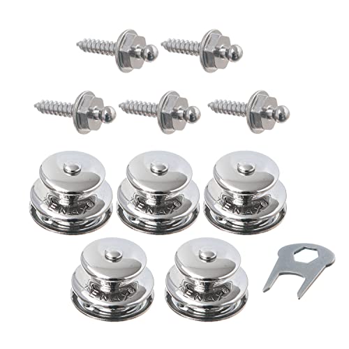 New Marine Tenax, 5 Pezzi Di Parti Superiori, Grandi + 4,2 X 16 Mm, Viti Autofilettanti + Chiavi
