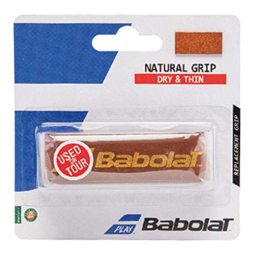 Babolat Natural Grip, Accessorio Racchetta Unisex – Adulto, Marrone, Taglia Unica