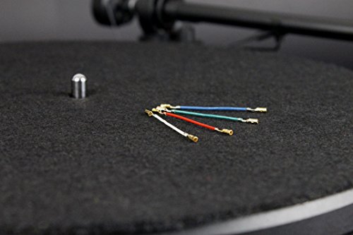 Mc Daison Compatibile Con Musicmaniashop.Com Set 4 Cavetti Dorati Universali Per Shell O Per Le Testine Dei Giradischi