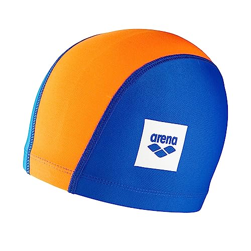 Arena Unix Ii Junior Cuffia Unisex In Tessuto, Cuffia Piscina Bambino E Bambina, Cuffia Nuoto In Tessuto Elasticizzato Ad Asciugatura Rapida, Cuffia M