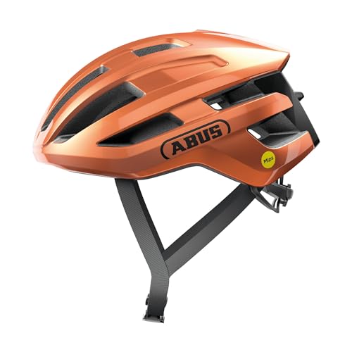 Abus, Casco Per Bici Da Corsa Abus Powerdome Mips, Casco Da Bici Leggero Con Sistema Di Ventilazione Avanzato E Protezione Contro Gli Impatti, Made In