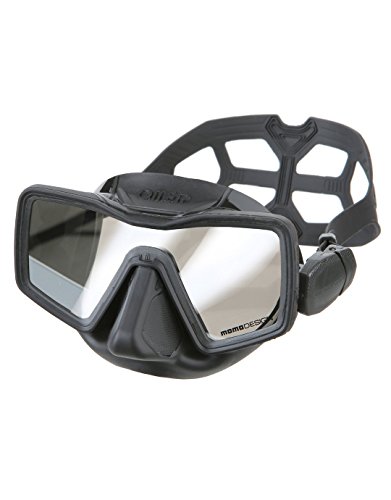 Apnea Mask Monolens Silicone Black Mirror Lenses