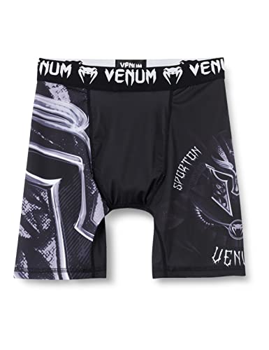 Venum Pantaloncini, Gladiator 3.0 Vale Tudo Shorts-Nero/Bianco-Xl Uomo