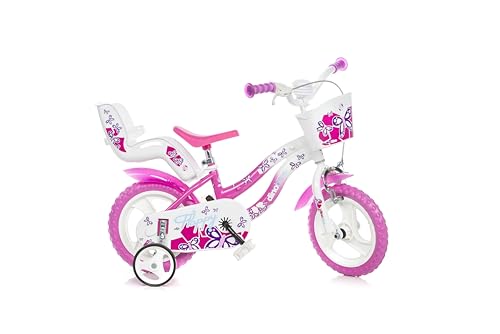 Dino Bikes Bicicletta Da Bambina Flappy 12" Adatta A Bambini Di Altezza Compresa Tra Gli 87 Ed 110 Cm. Codice Art. 512L-02