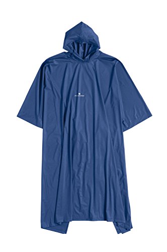Ferrino Poncho Junior, Mantella Unisex, Blu, 130 Cm