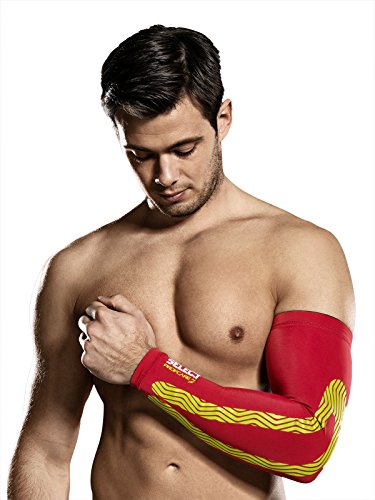 Select Kompressions-Armbandage, Bendaggio. Uomo, Colore: Rosso, L
