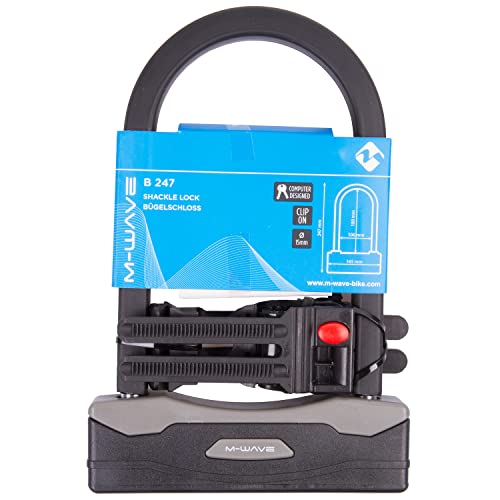 M Wave Messingschlager U-Lock B 247, Nero